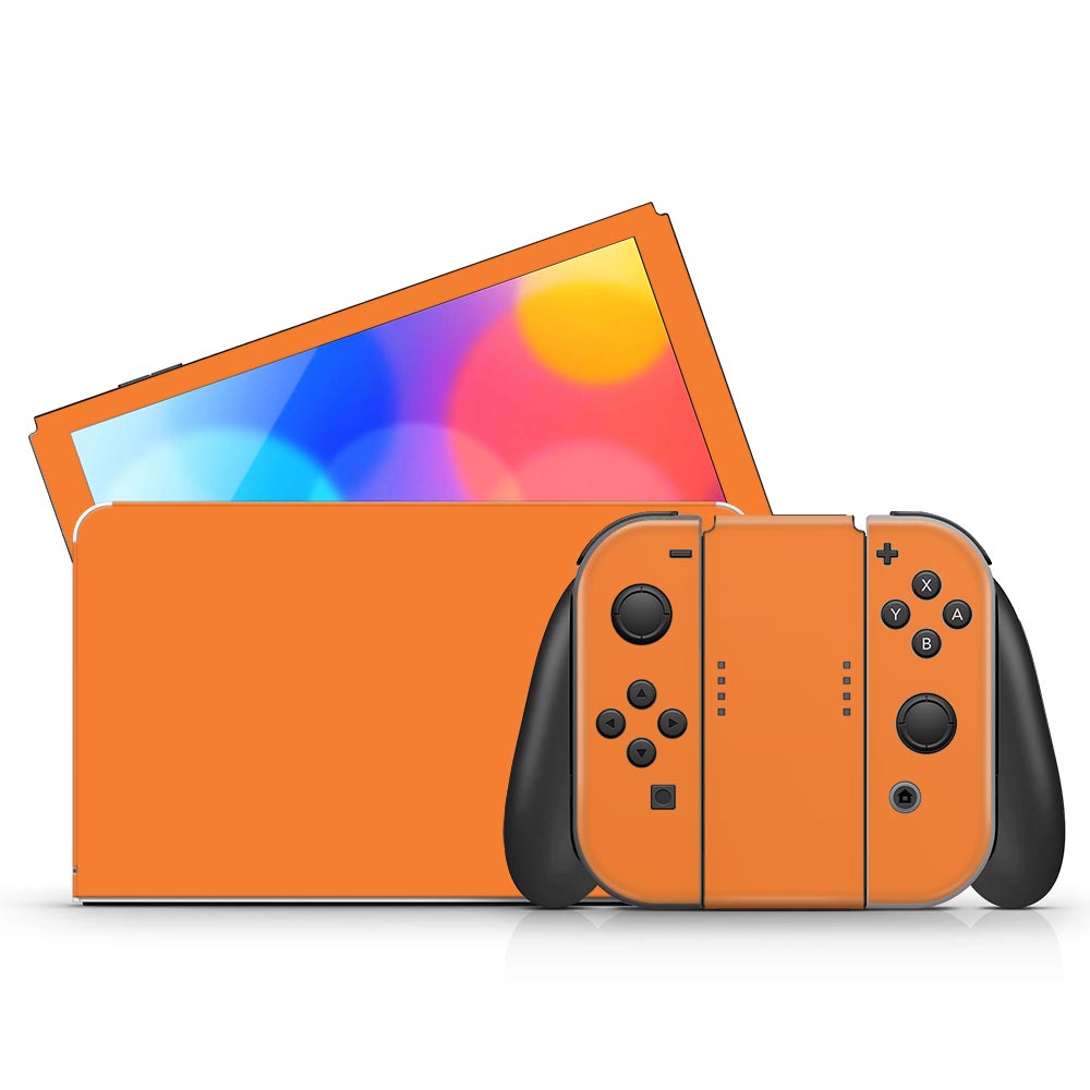 Orange Nintendo Switch Oled Skin