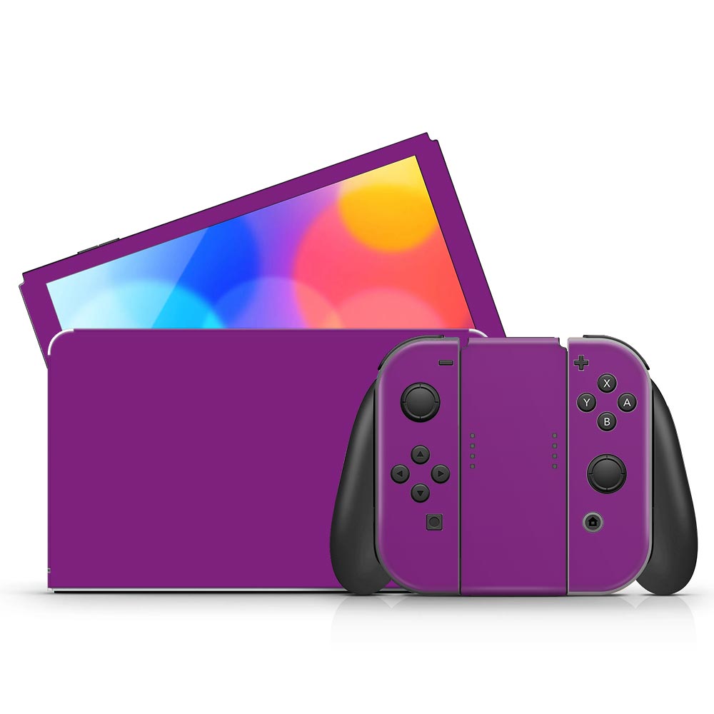 Purple Nintendo Switch Oled Skin