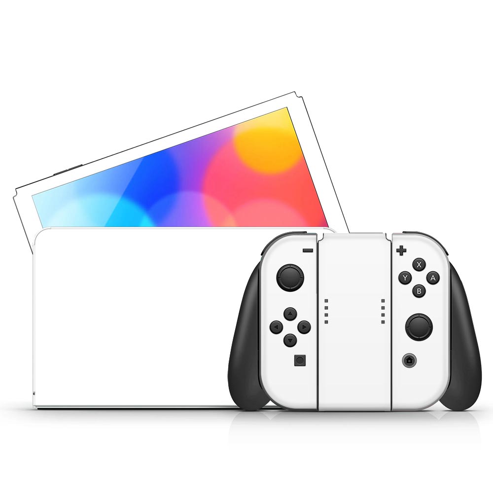 White Nintendo Switch Oled Skin