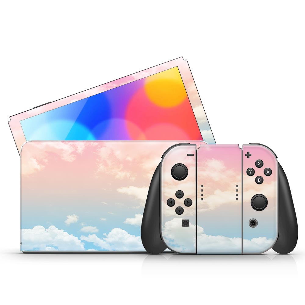 Pastel Sky Nintendo Switch Oled Skin