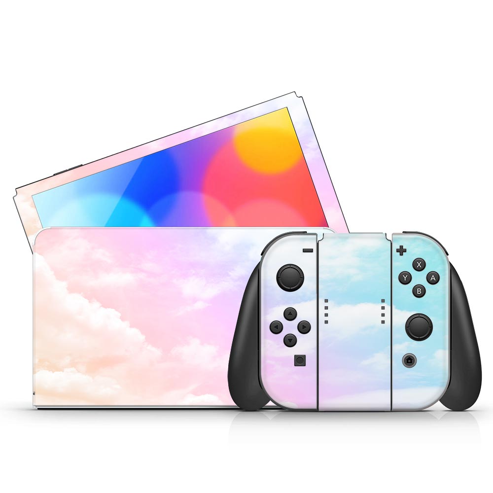 Rainbow Sky Nintendo Switch Oled Skin