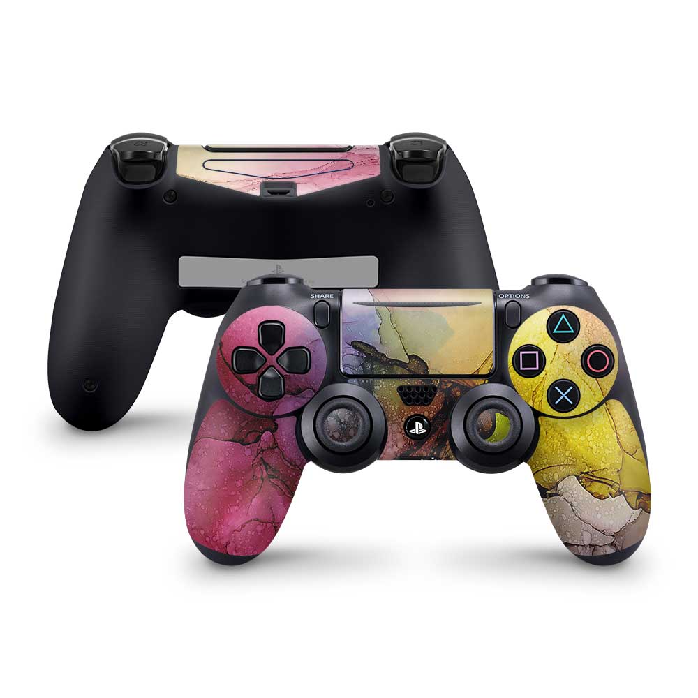 Abstract Floral PS4 Controller Skin