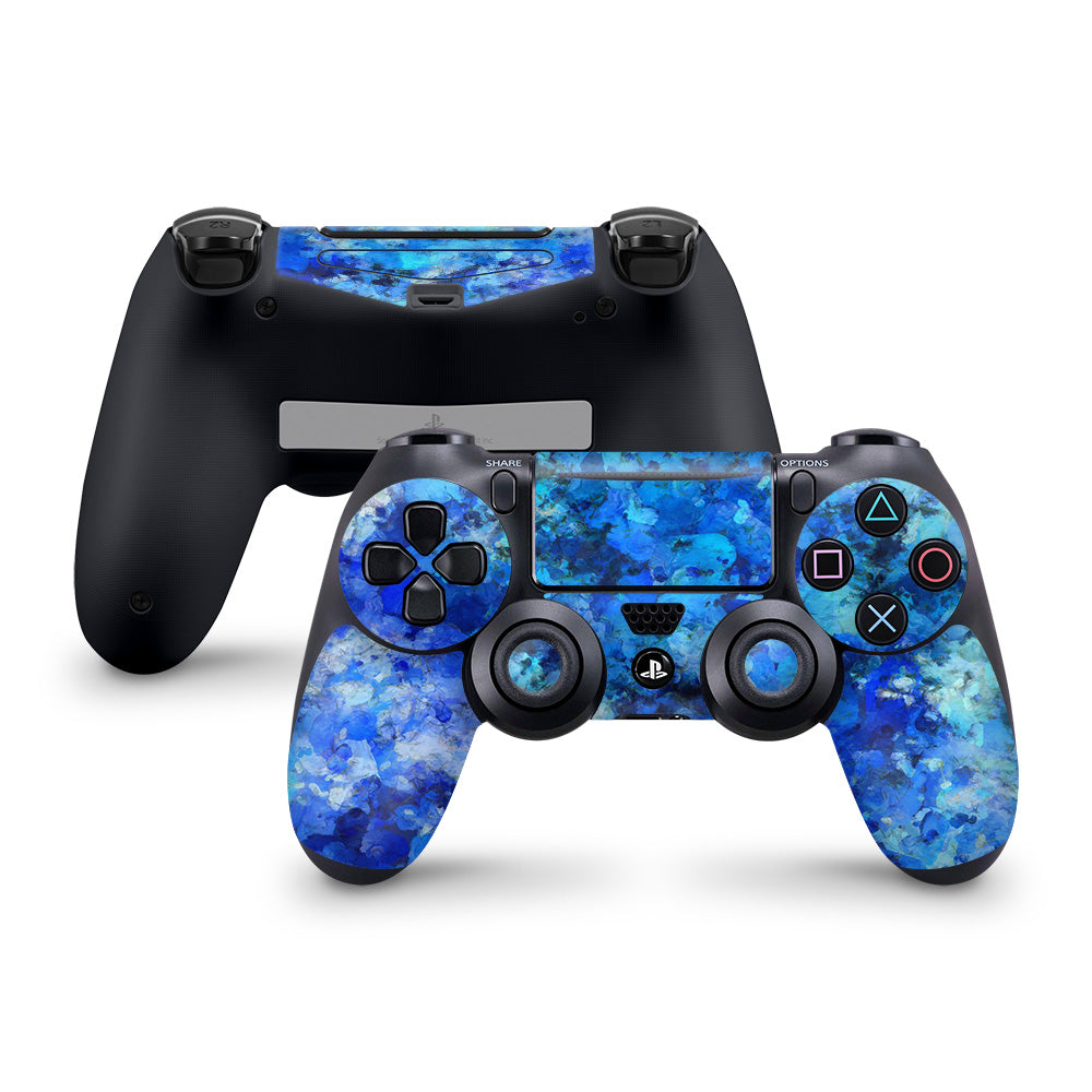 Aqua Blue PS4 Controller Skin