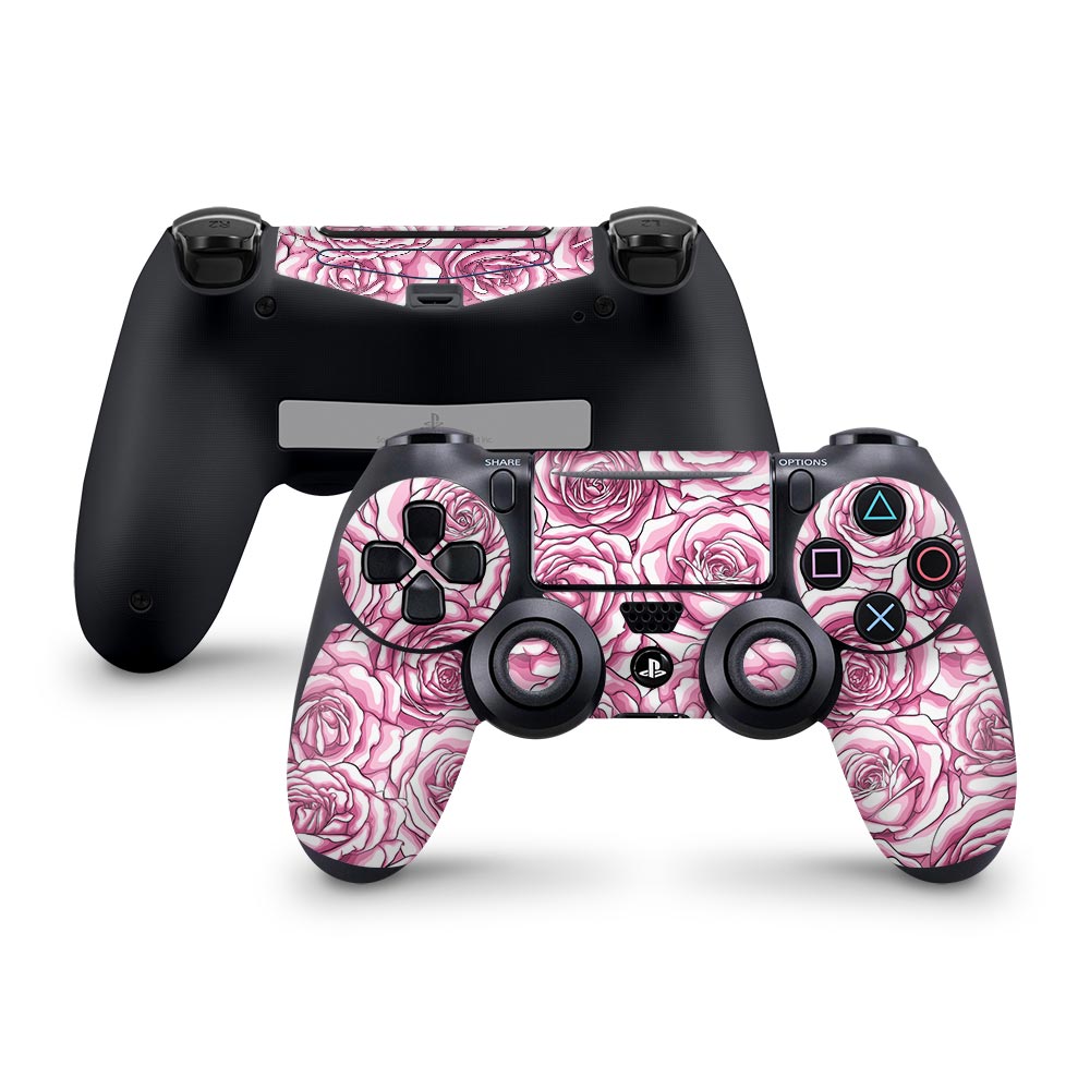 Etched Rose PS4 Controller Skin