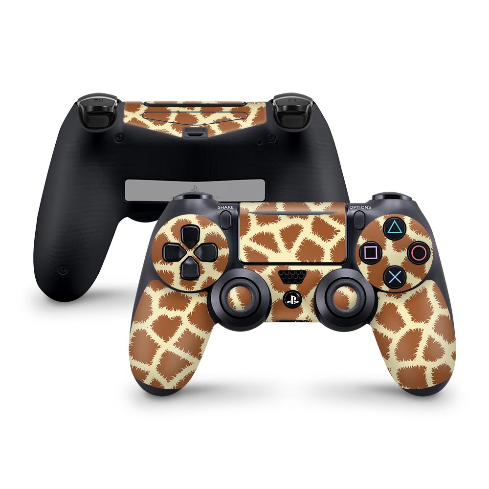 Giraffe Print PS4 Controller Skin