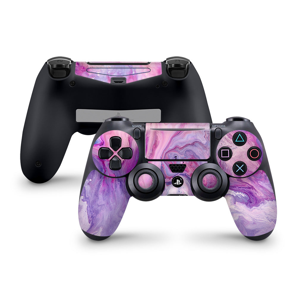 Purple Marble Swirl PS4 Controller Skin