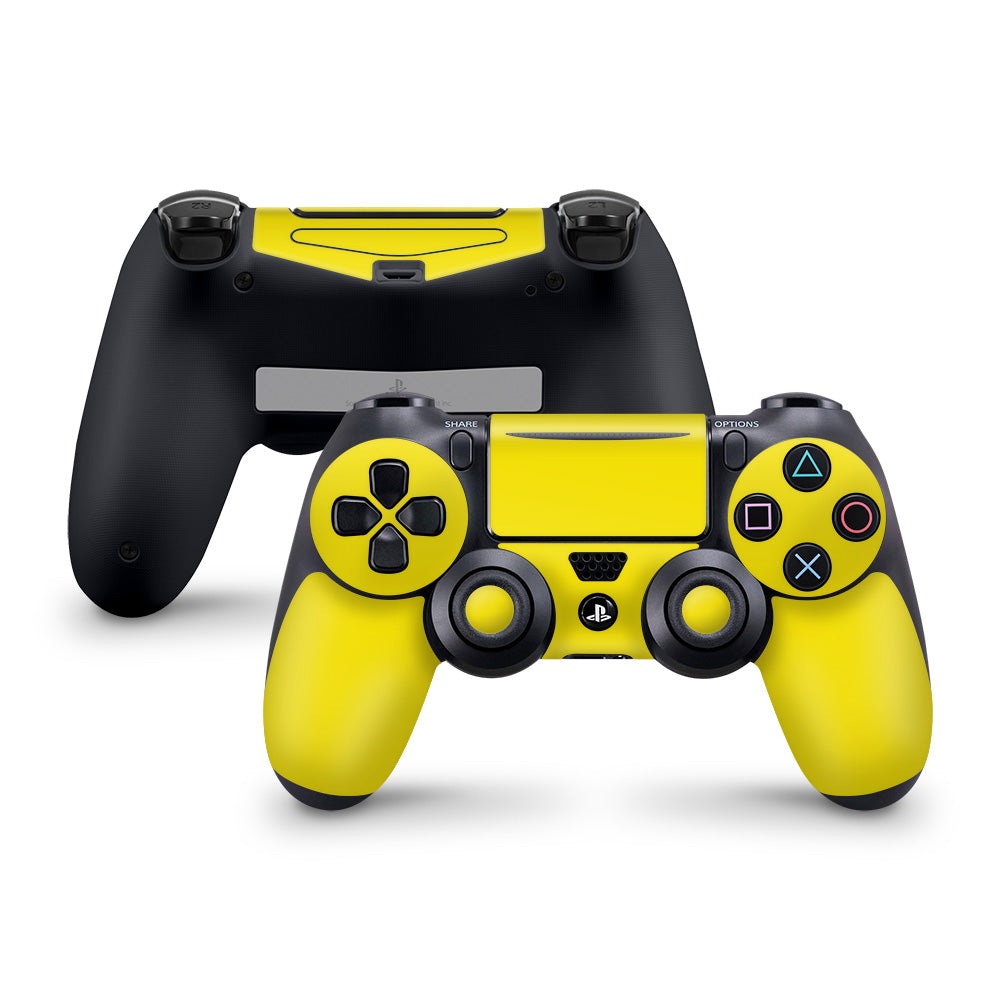 Yellow PS4 Controller Skin