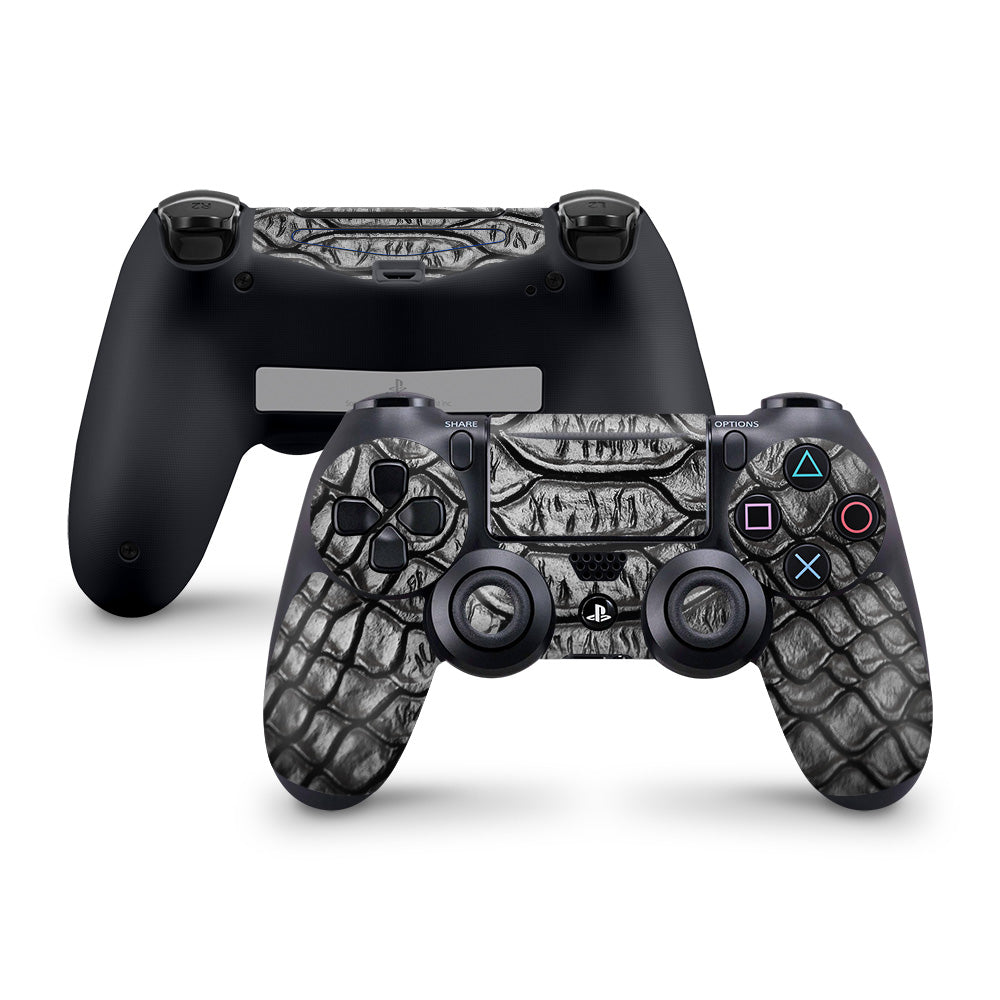 Black Snake Skin PS4 Controller Skin