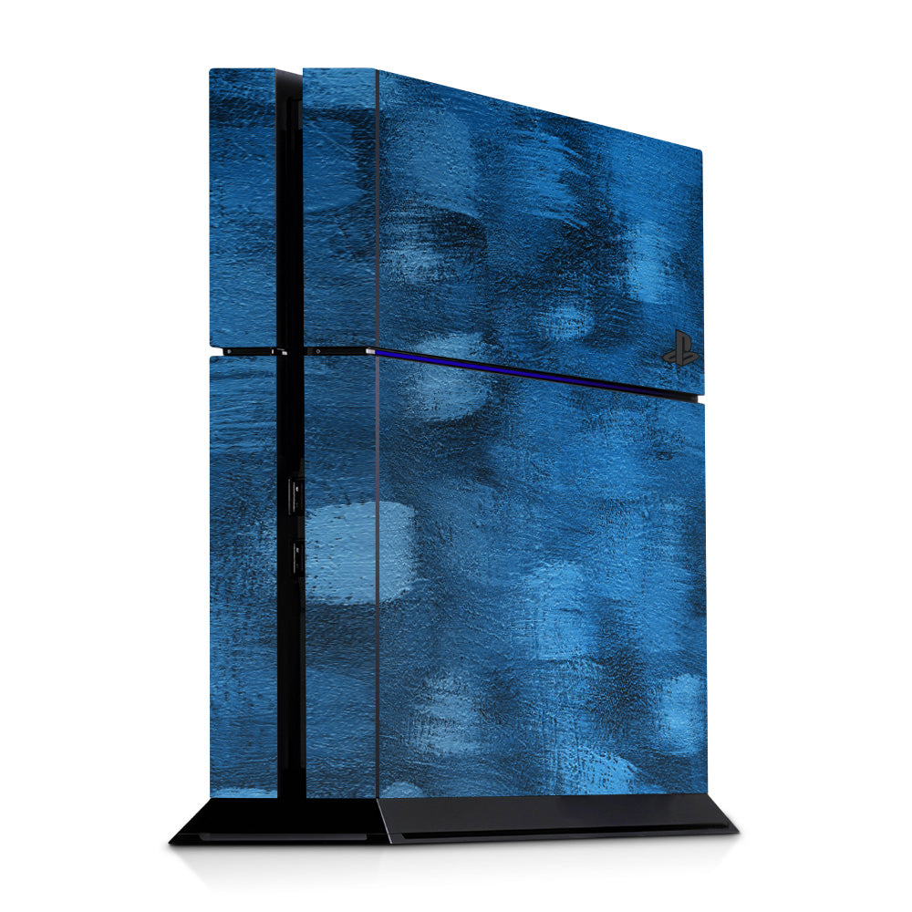 Brushed Blue PS4 Console Skin