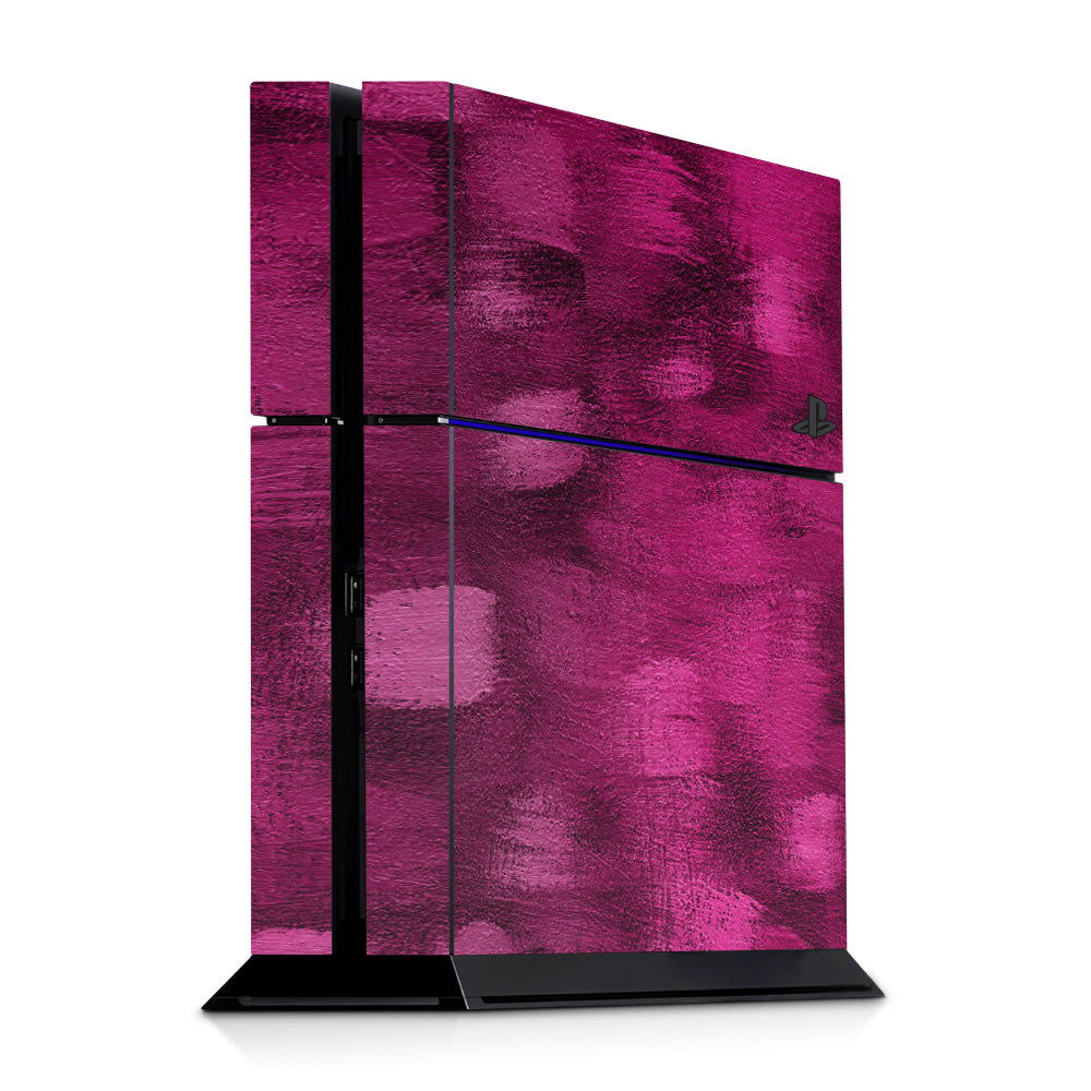 Brushed Pink PS4 Console Skin