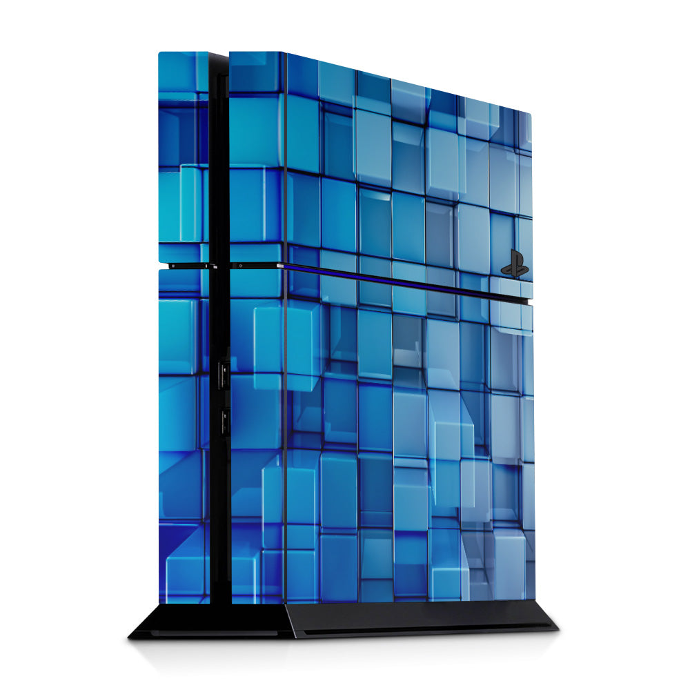 Four Square Blue PS4 Console Skin