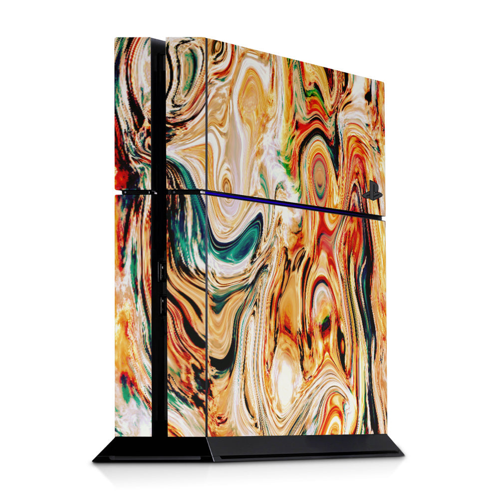 Psychedelic Marble PS4 Console Skin