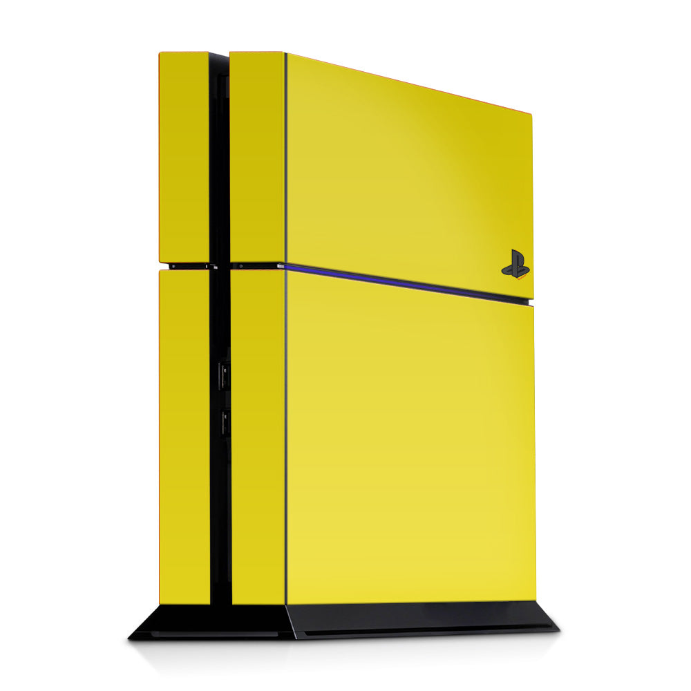 Yellow PS4 Console Skin