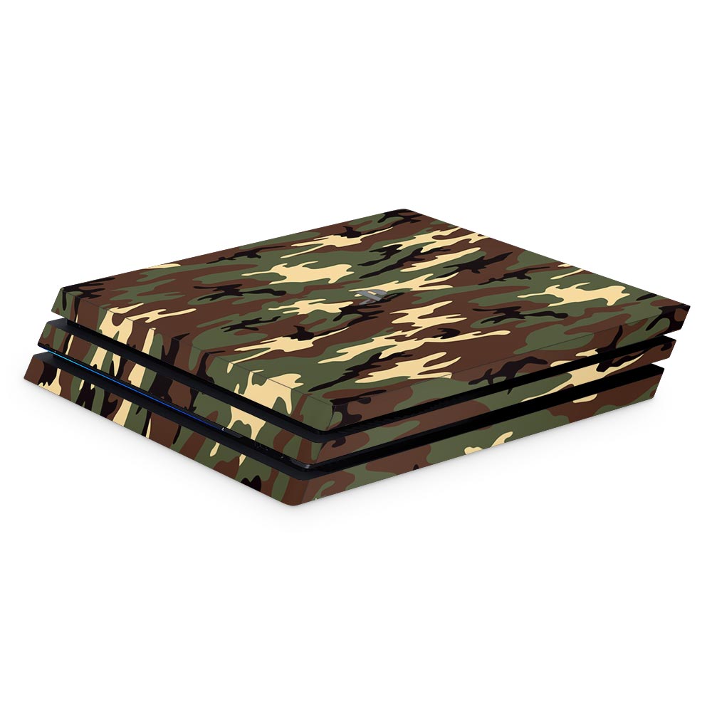 Army Camo PS4 Pro Console Skin