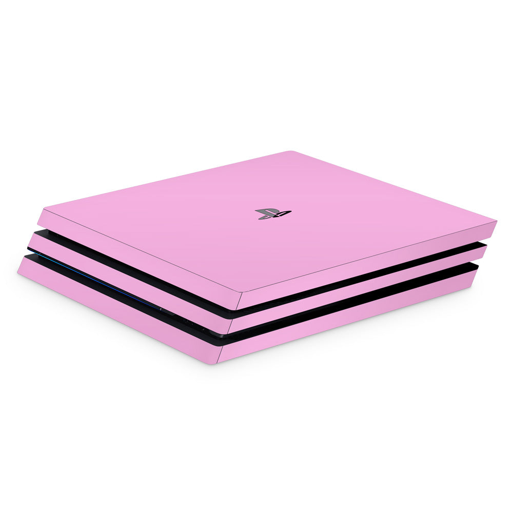 Baby Pink PS4 Pro Console Skin