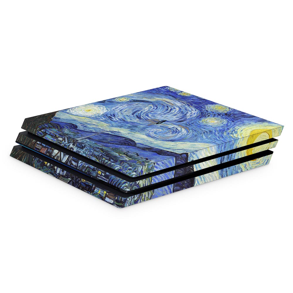 Starry Night PS4 Pro Console Skin