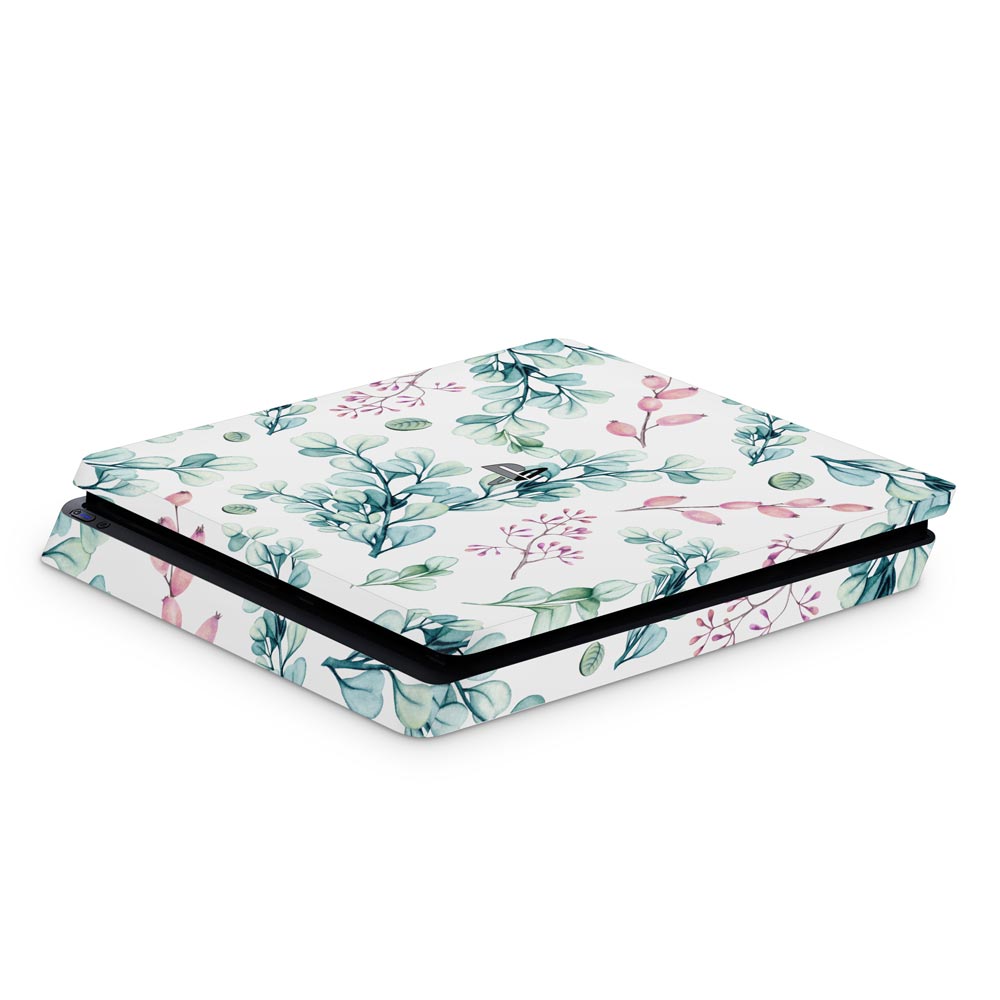 Berry Leaf PS4 Slim Console Skin