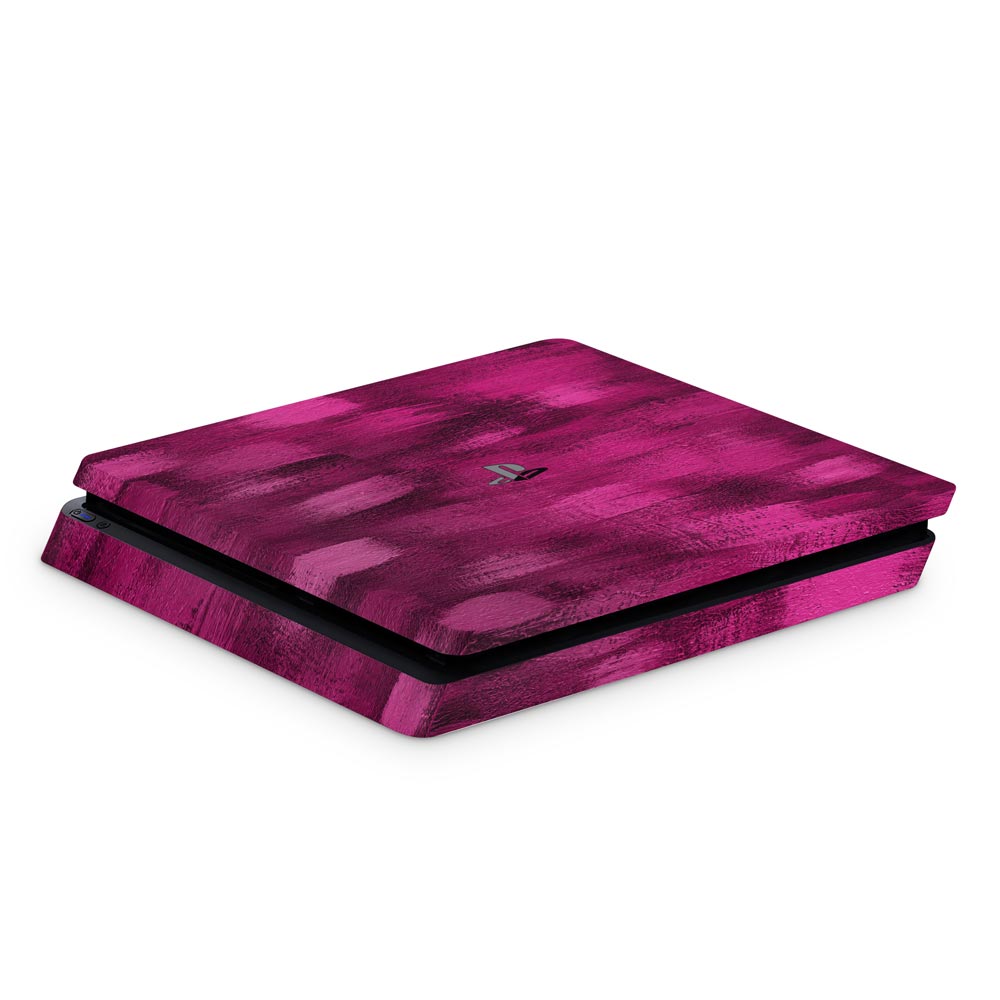 Brushed Pink PS4 Slim Console Skin