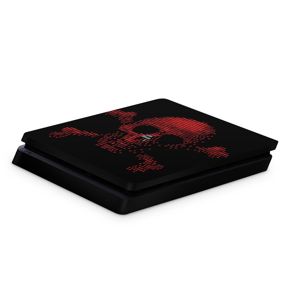 Binary Skull PS4 Slim Console Skin