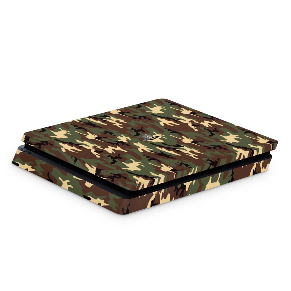Army Camo PS4 Slim Console Skin