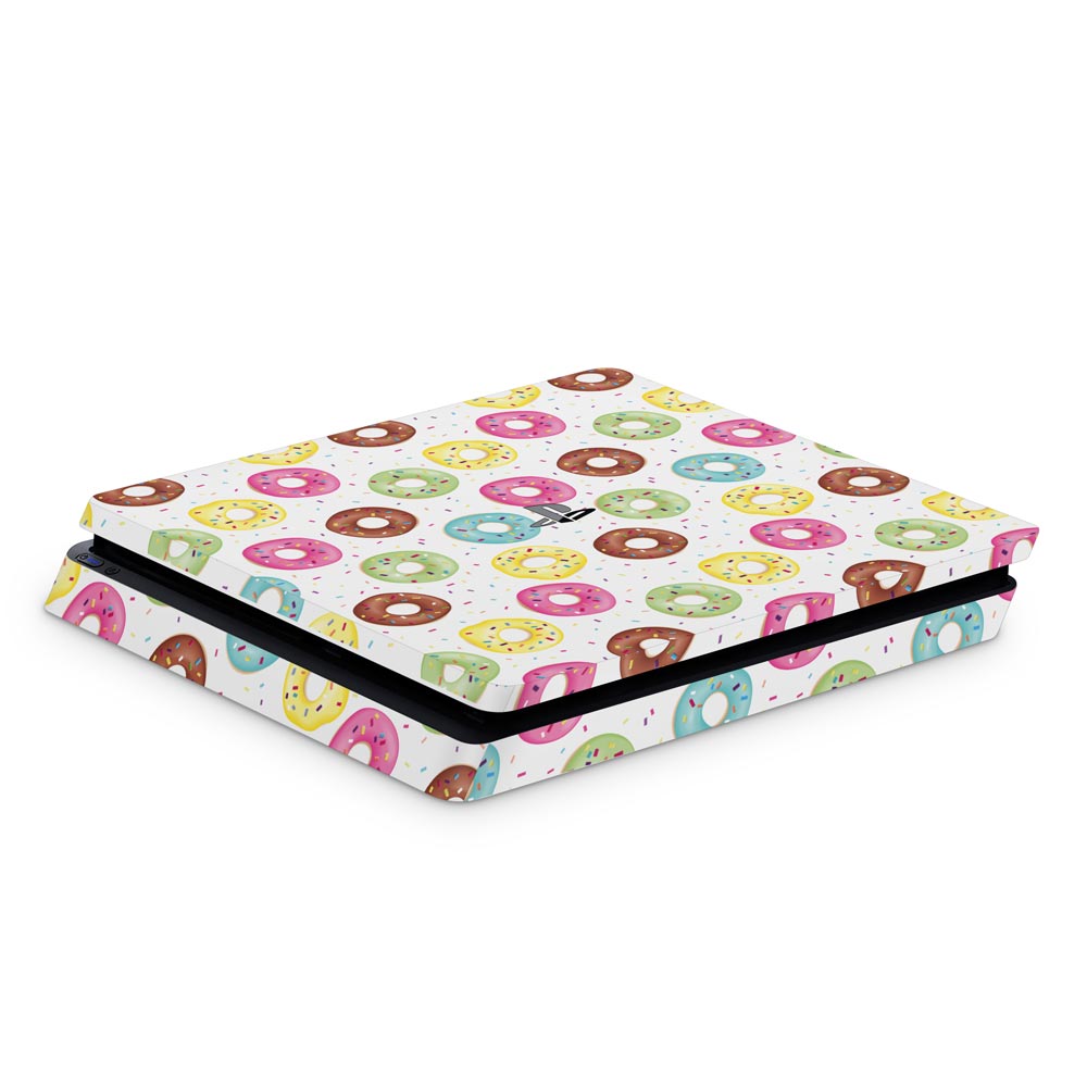 Doughnut Sprinkles PS4 Slim Console Skin