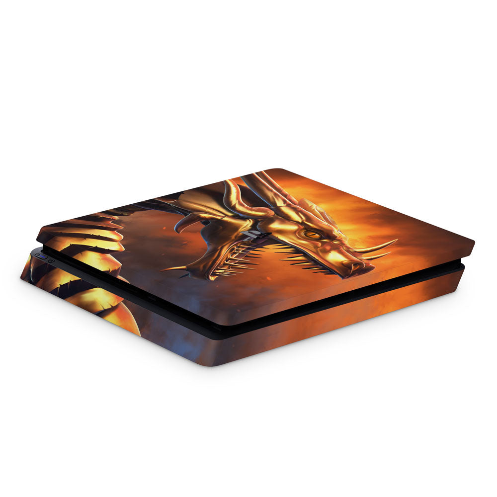 Dragon Plated PS4 Slim Console Skin