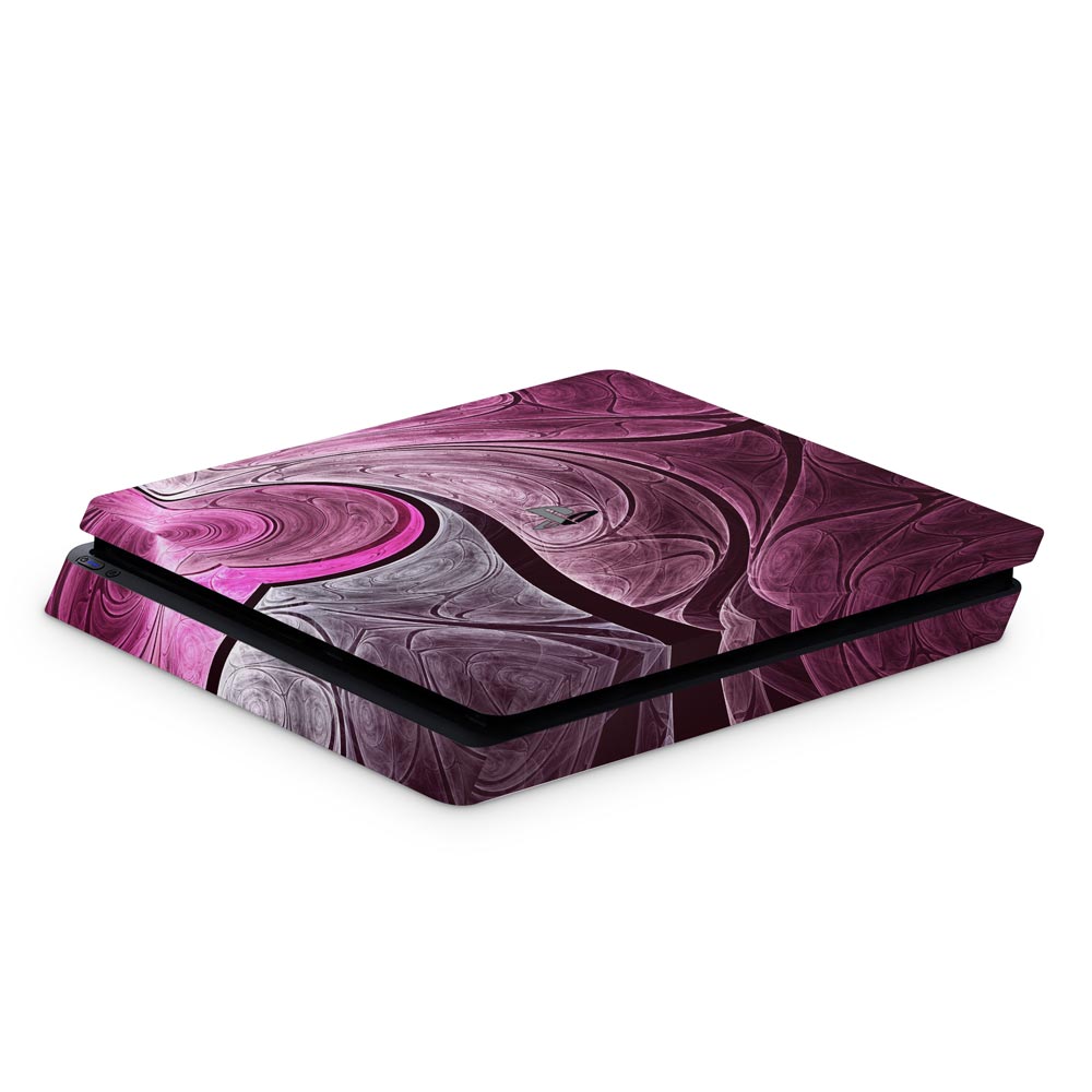 Summer Fractal PS4 Slim Console Skin