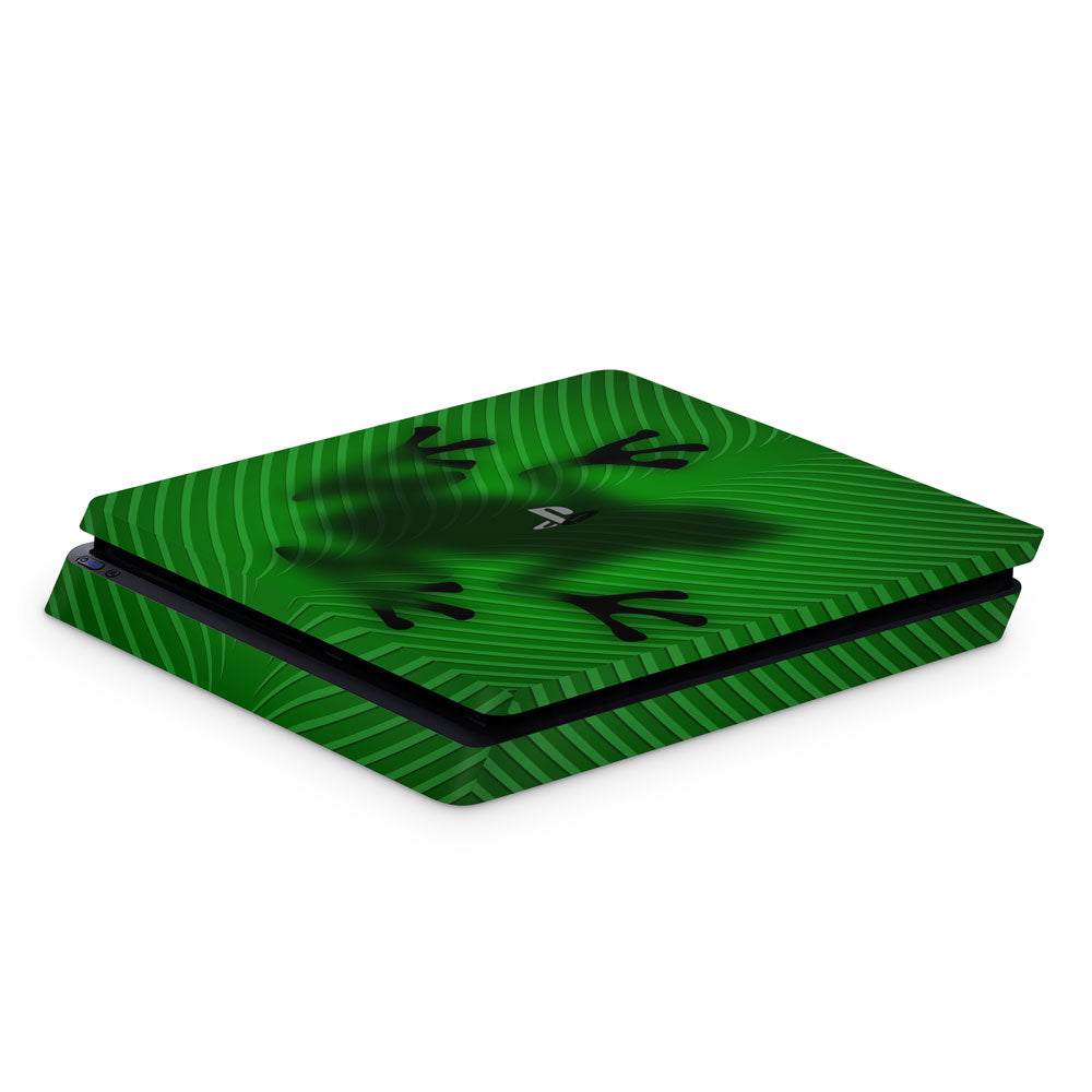 Frog on a Leaf PS4 Slim Console Skin