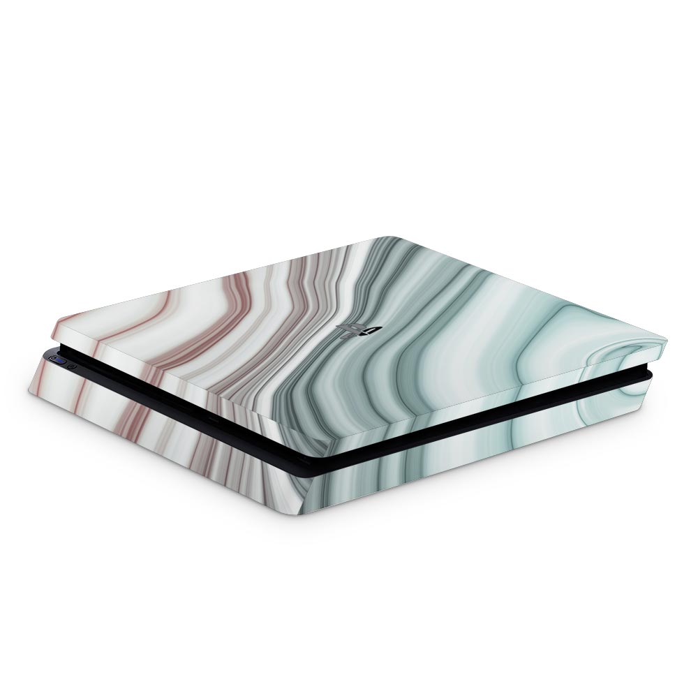 Fluid Marble PS4 Slim Console Skin