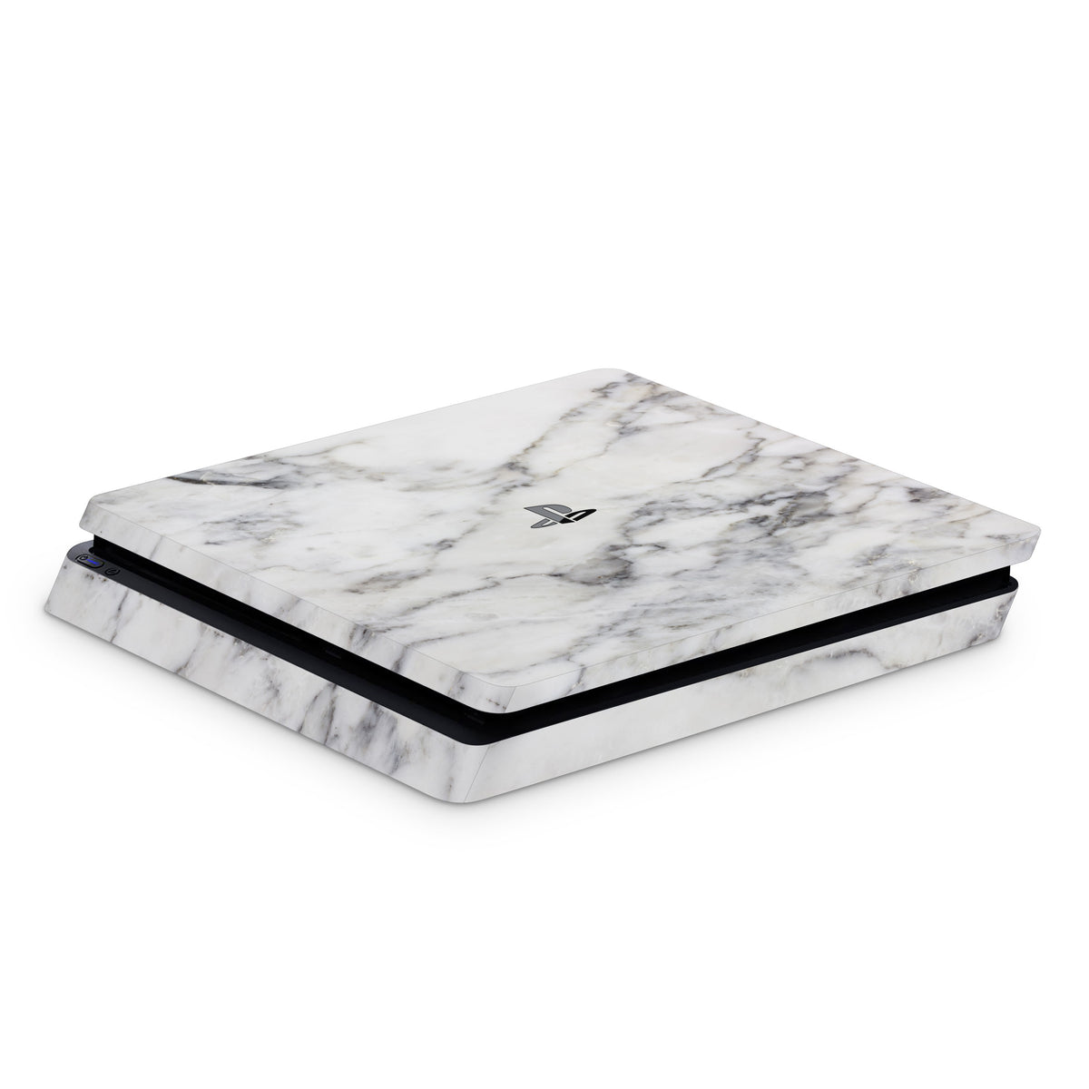 Classic White Marble PS4 Slim Console Skin