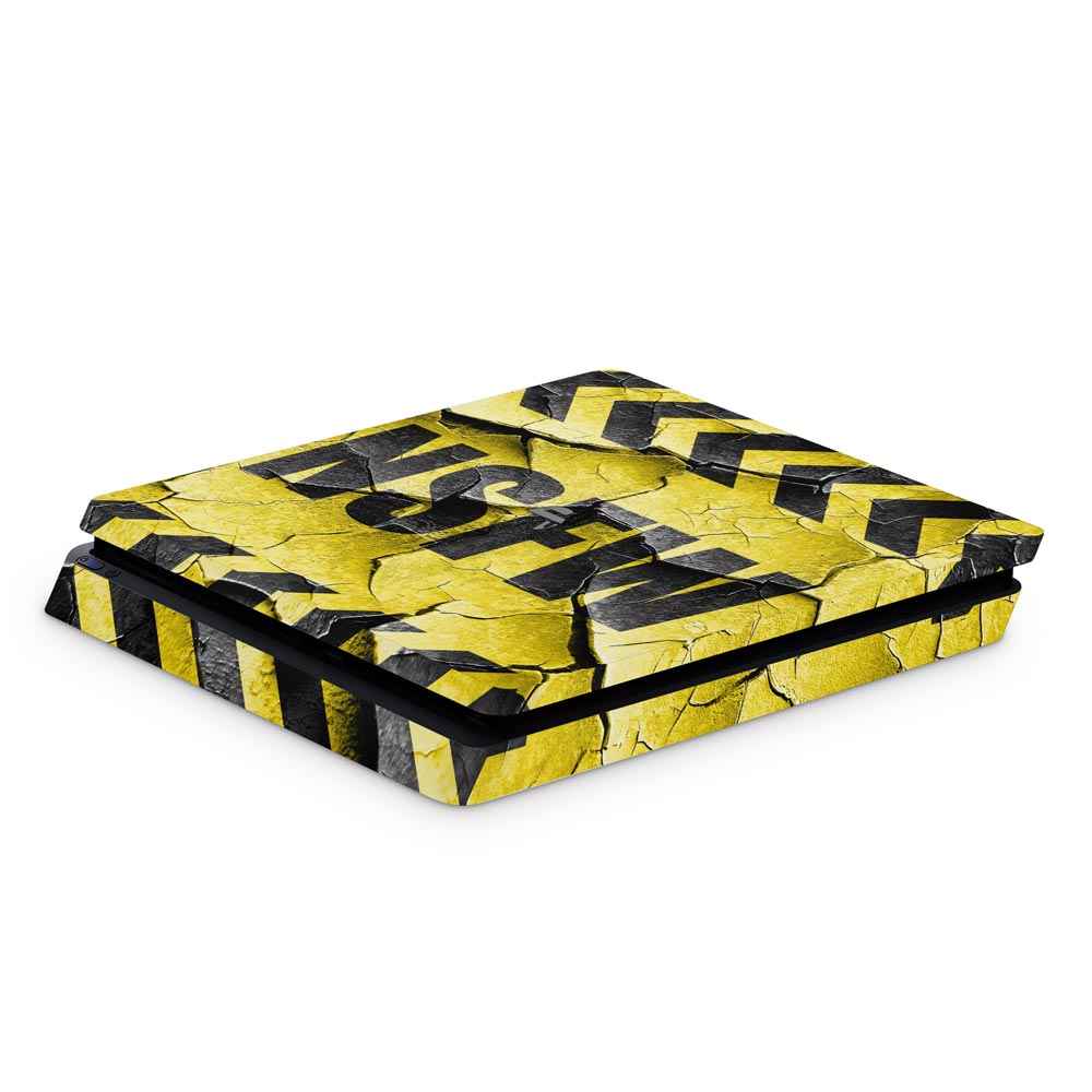 NSFW Yellow PS4 Slim Console Skin