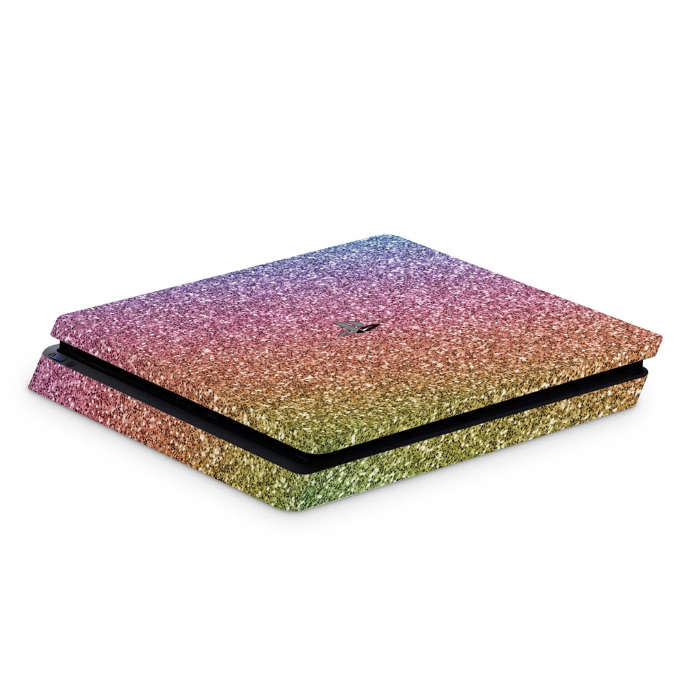 Rainbow Ombre PS4 Slim Console Skin