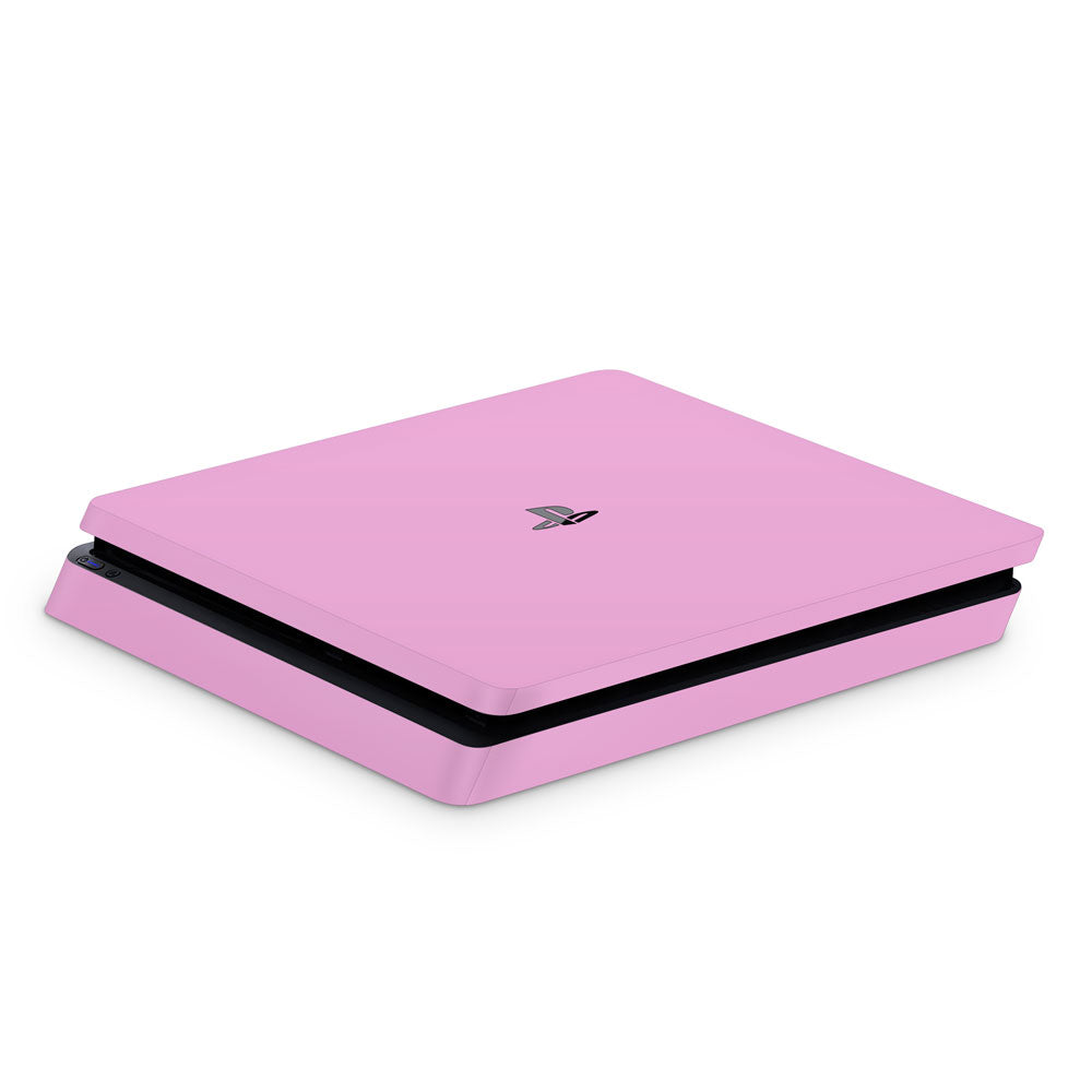 Baby Pink PS4 Slim Console Skin