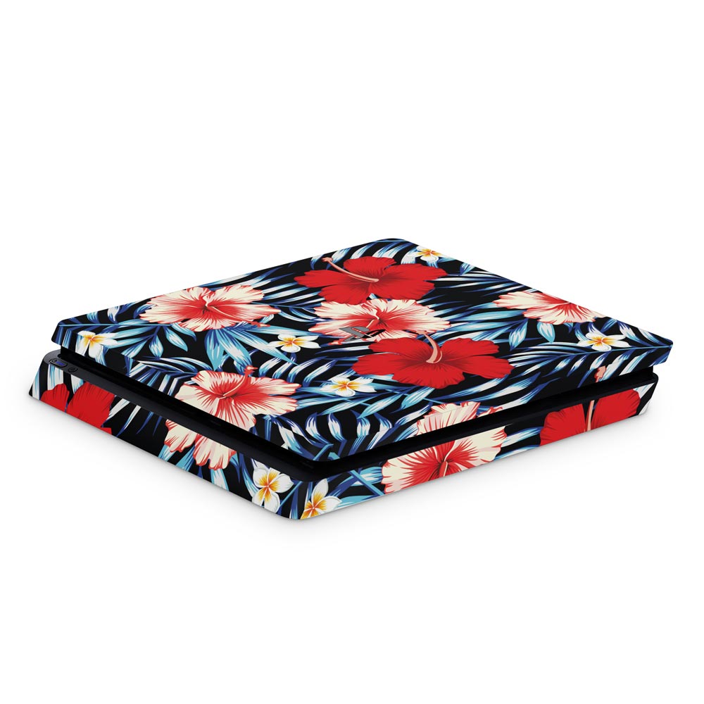 Tropical Hibiscus PS4 Slim Console Skin