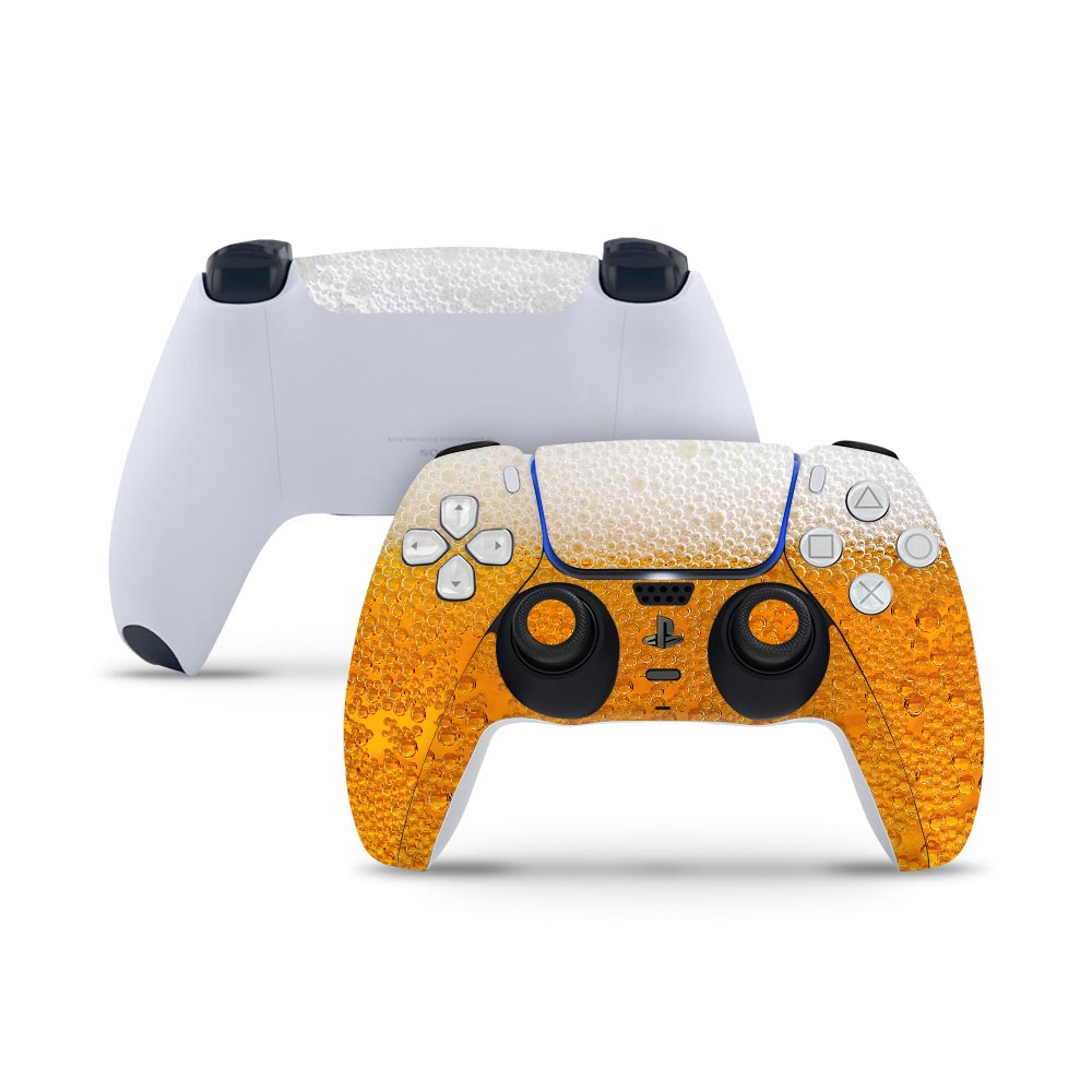 Beer Bubbles PS5 Controller Skin