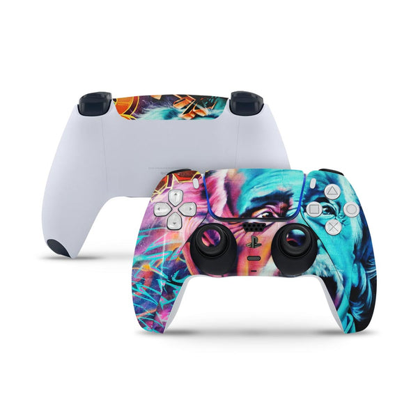 PS5 Controller Skin - Einstein | SkinWraps Australia