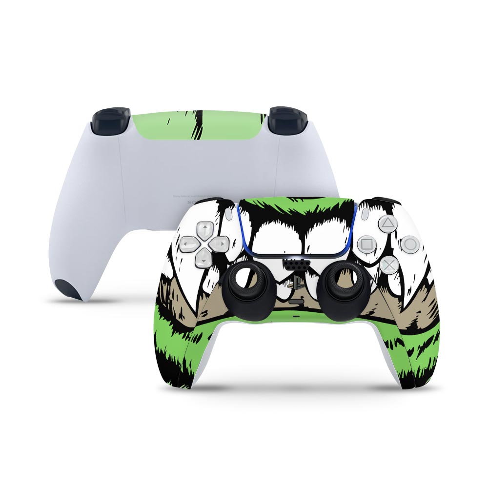 Green Grimace PS5 Controller Skin