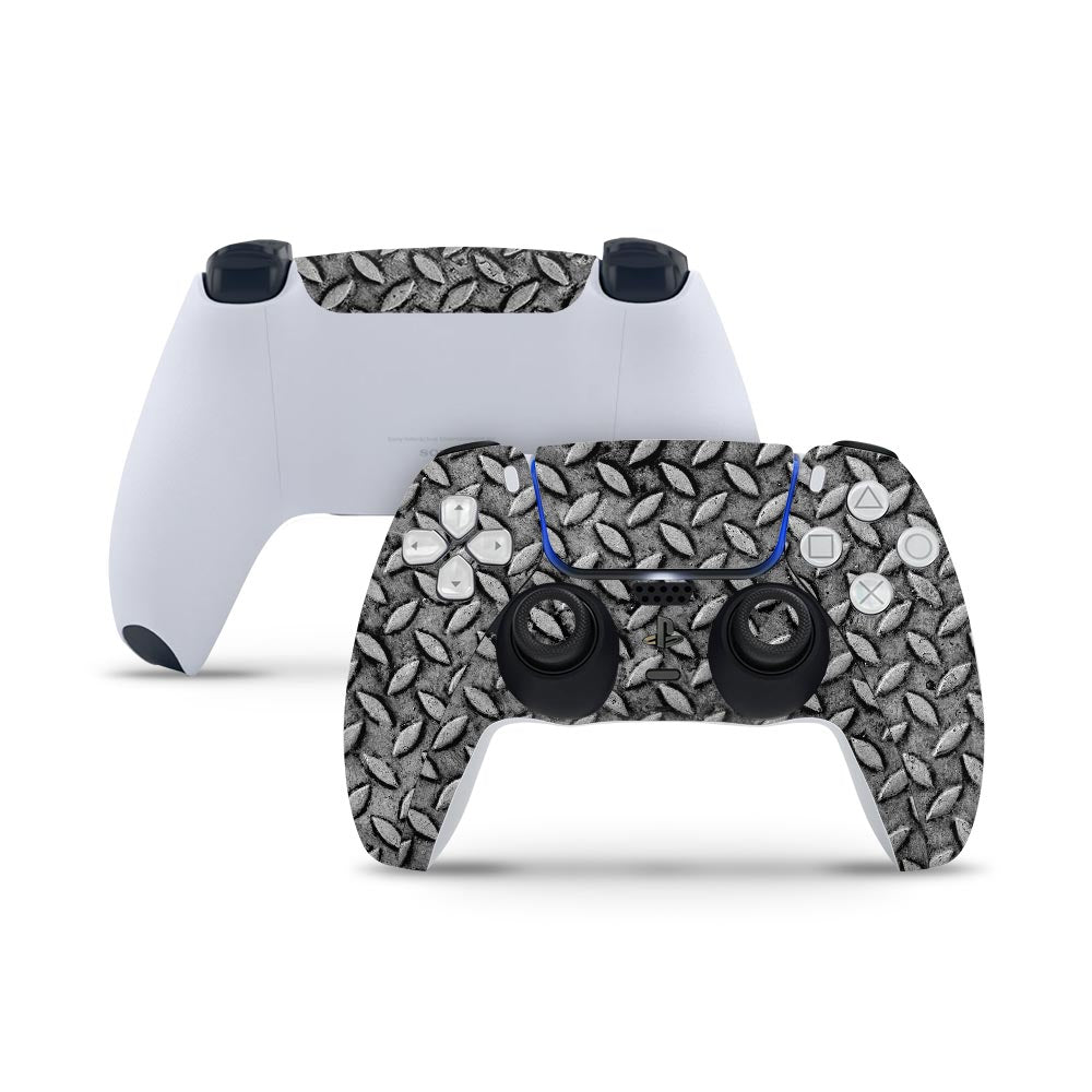 Grunge Checkerplate PS5 Controller Skin