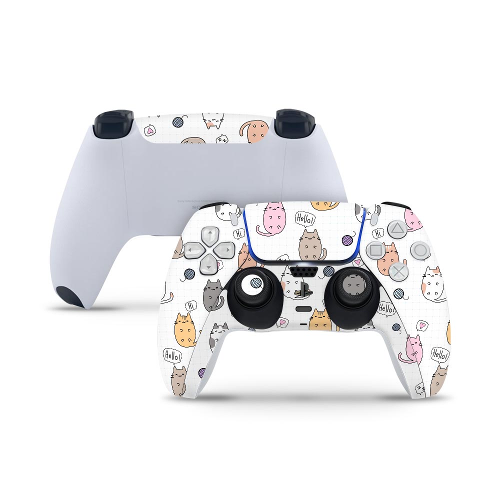 Kawaii Cats PS5 Controller Skin