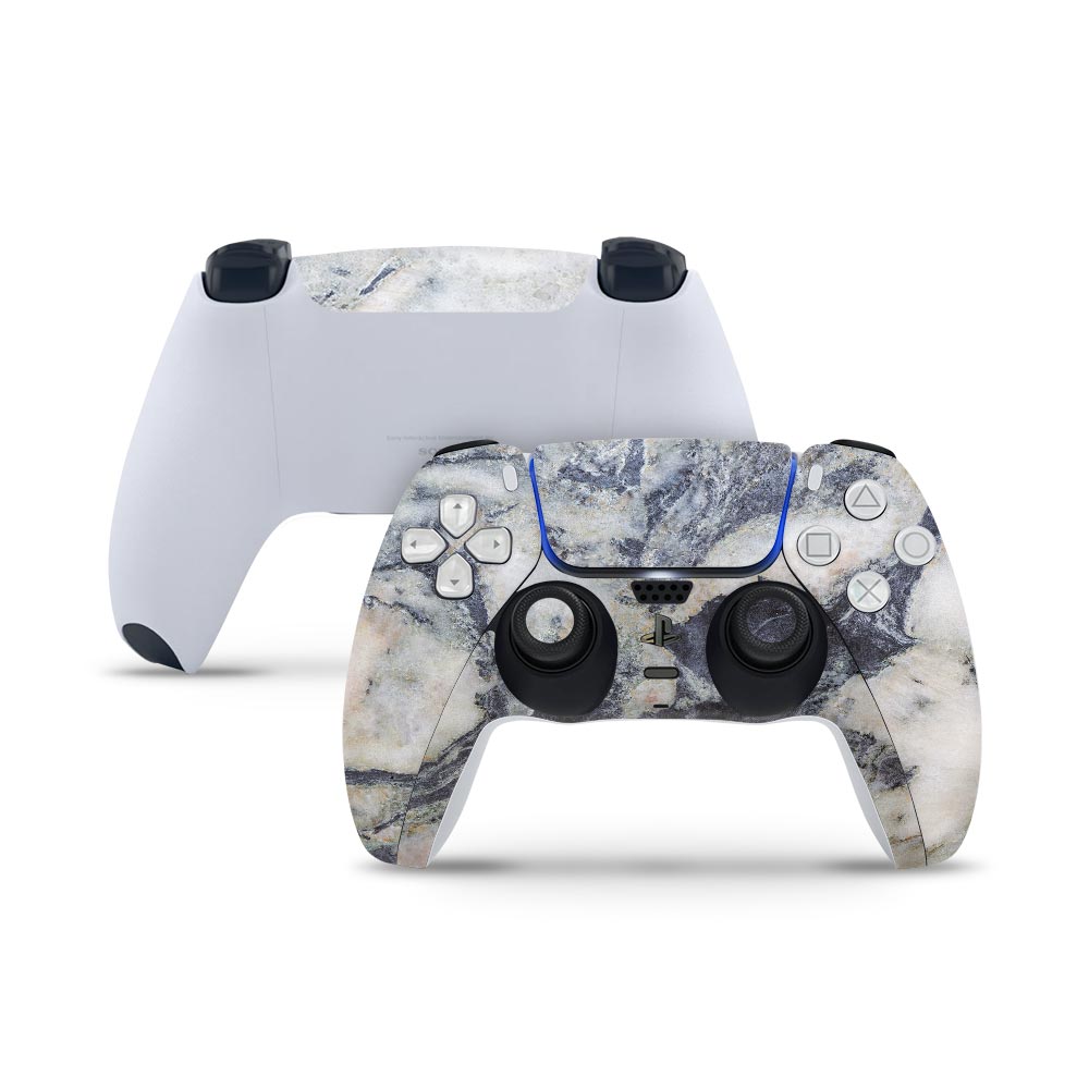 Slate Grey Marble PS5 Controller Skin