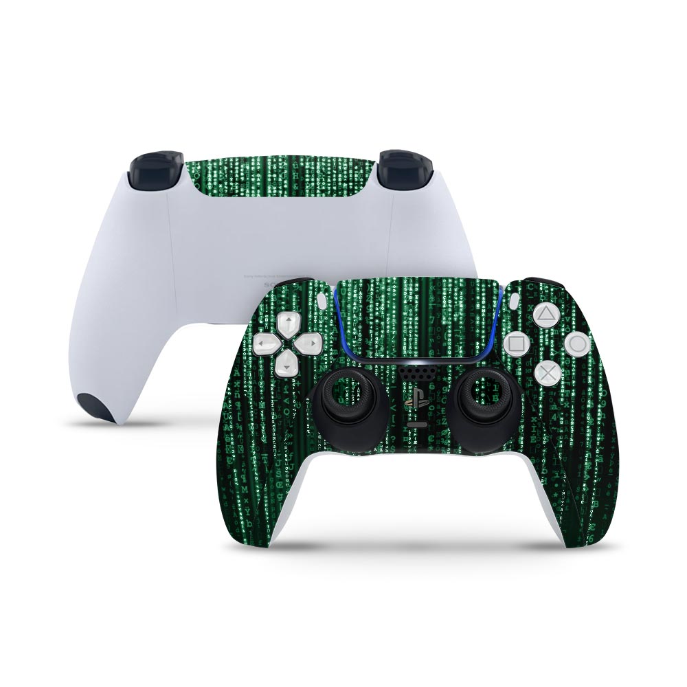 Matrix Code PS5 Controller Skin