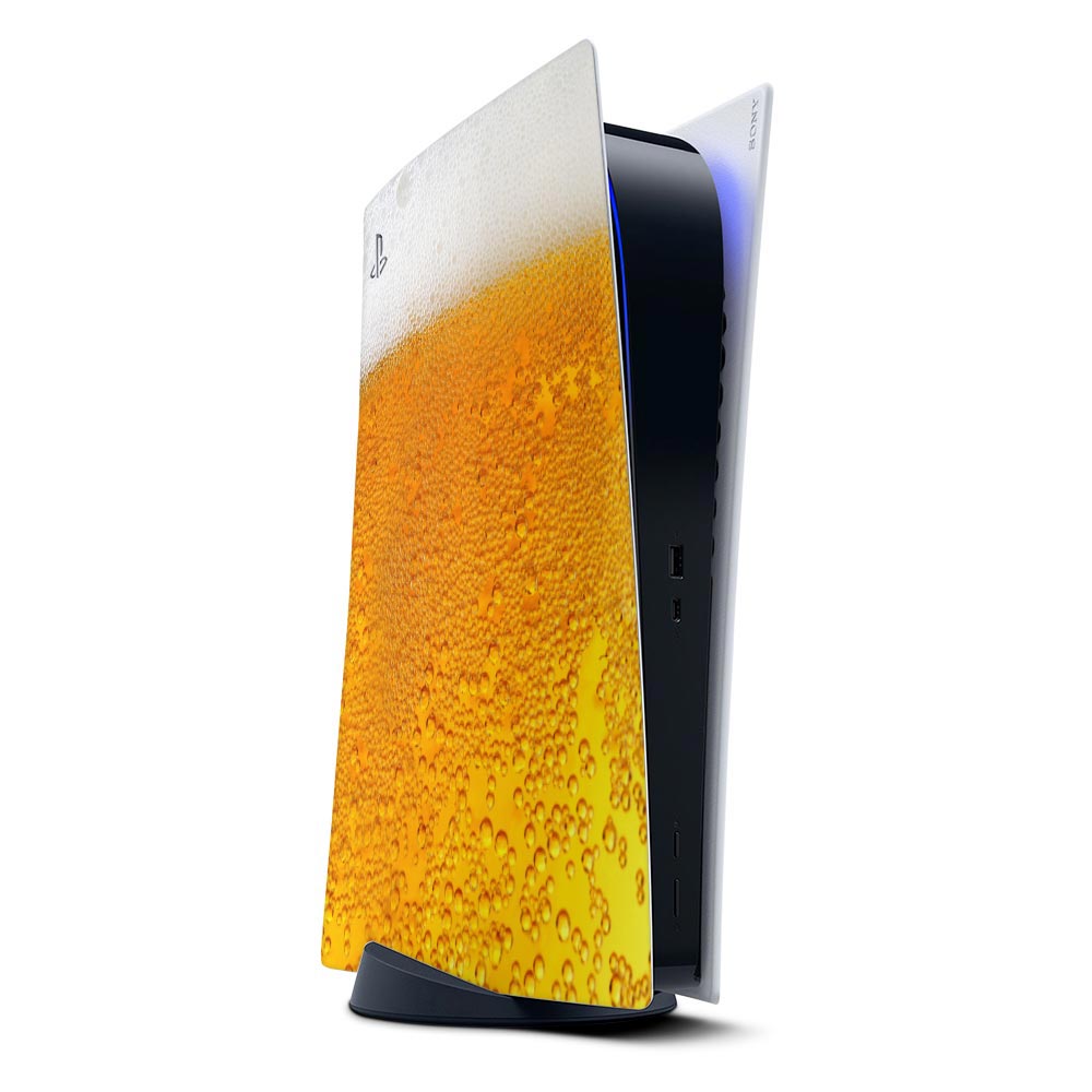 Beer Bubbles PS5 Digi Console Skin
