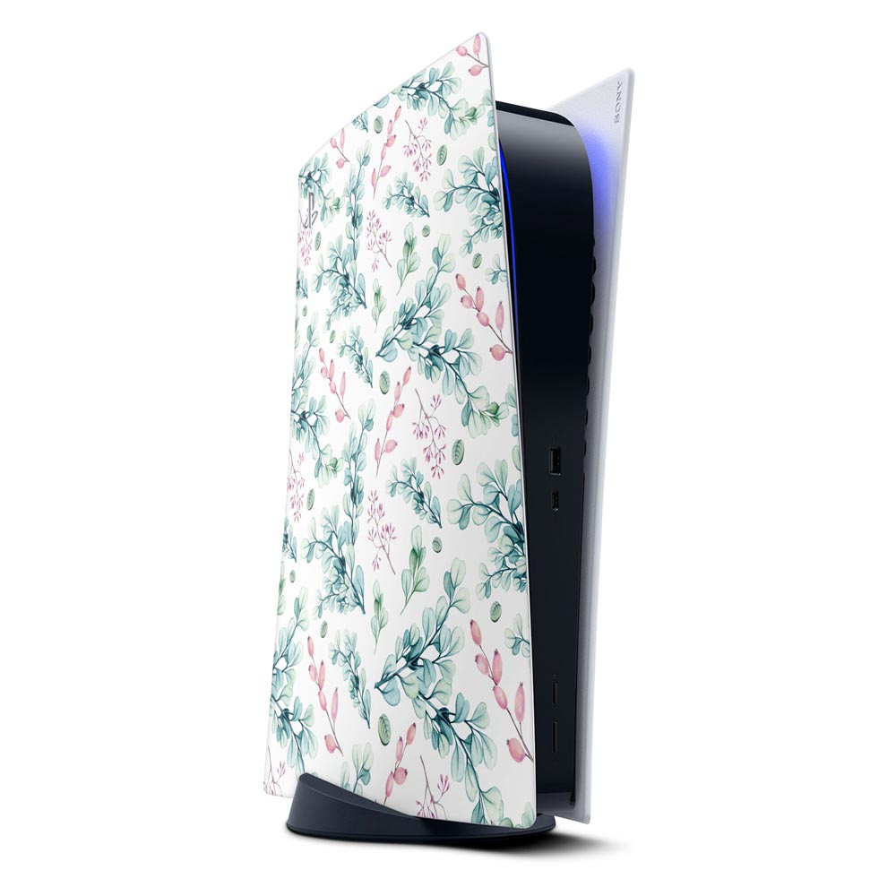 Berry Leaf PS5 Digi Console Skin