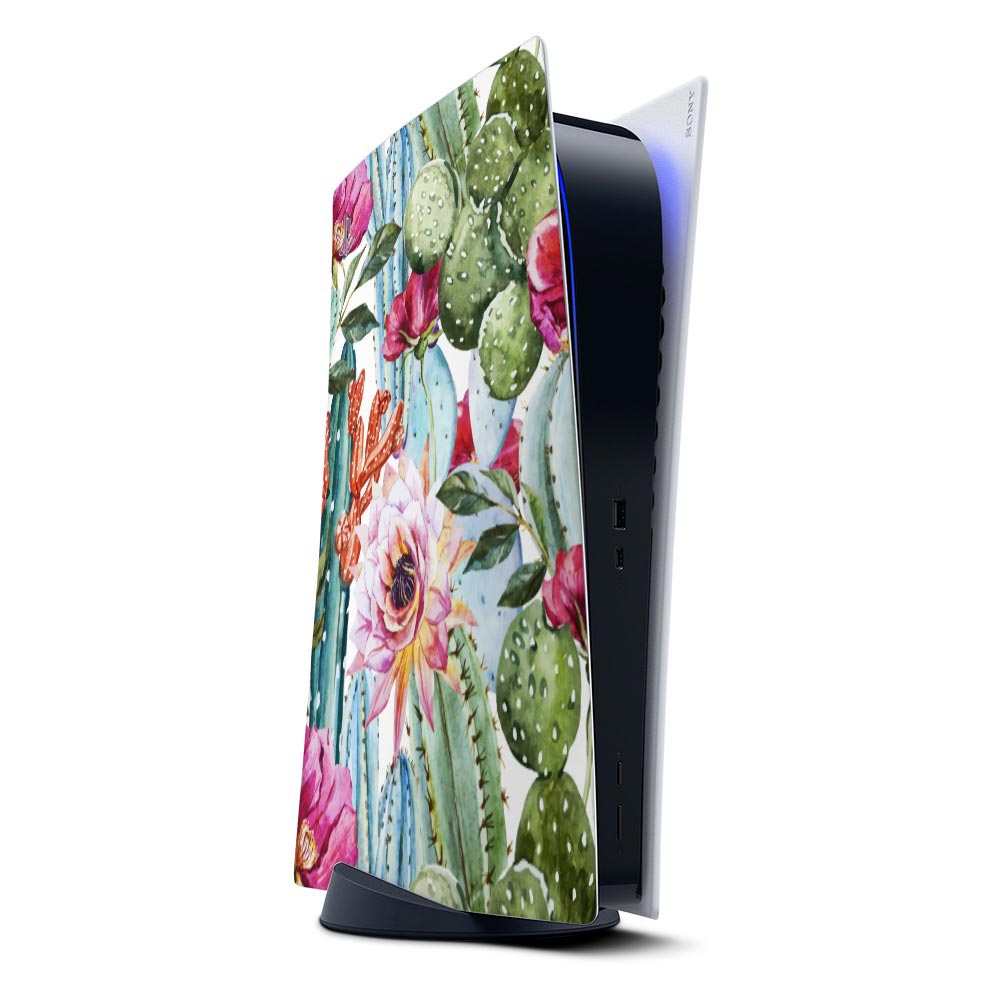 Cactus Flower PS5 Digi Console Skin