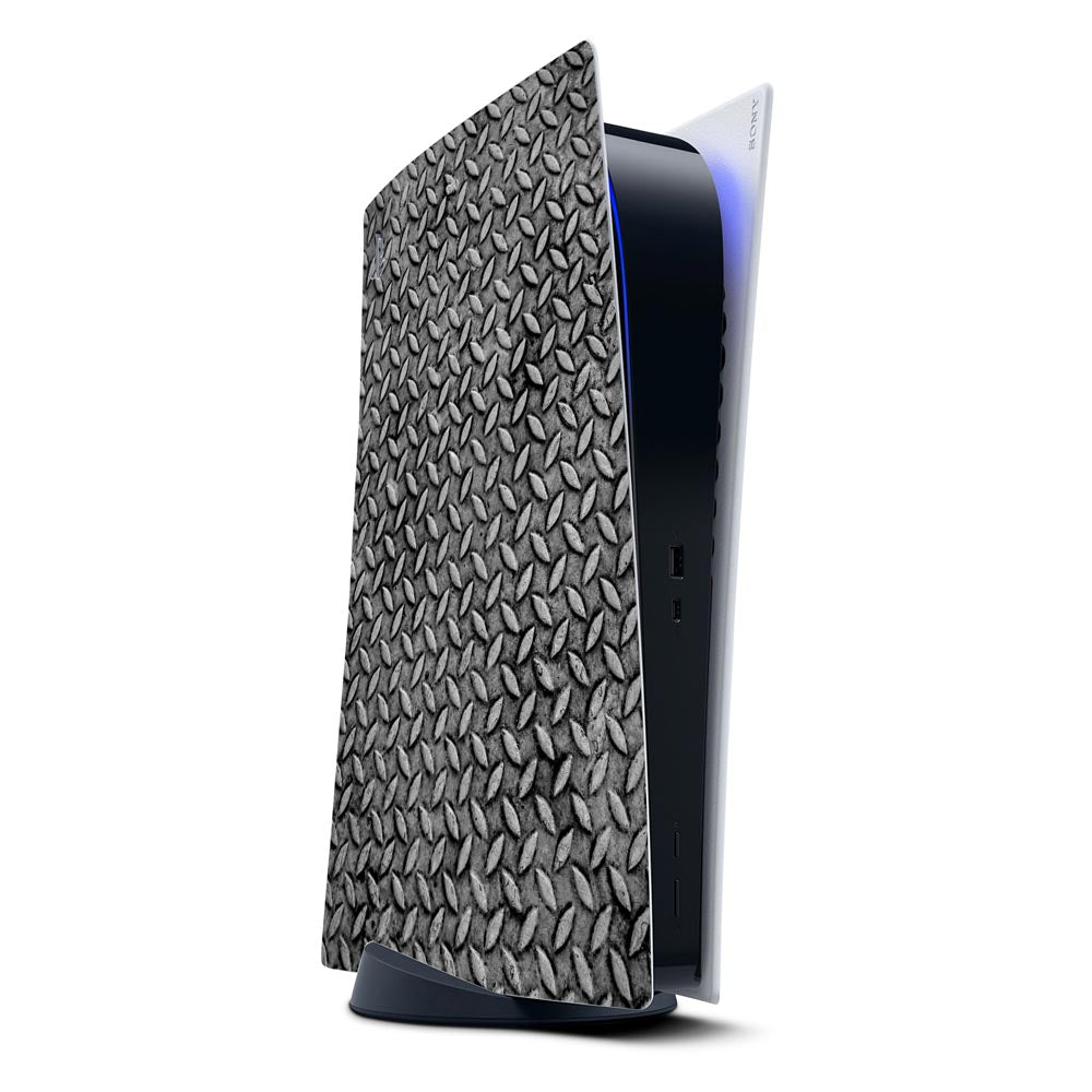 Grunge Checkerplate PS5 Digi Console Skin