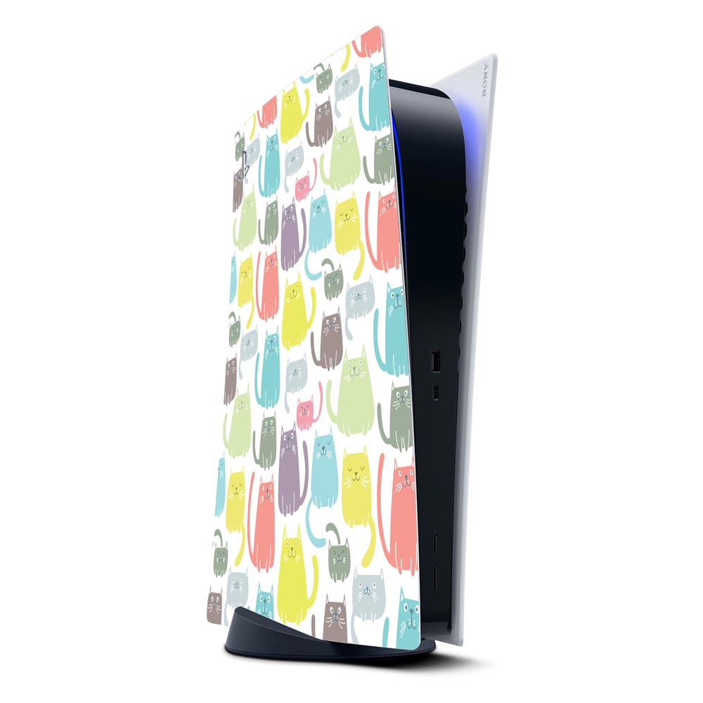 Here Kitty PS5 Digi Console Skin
