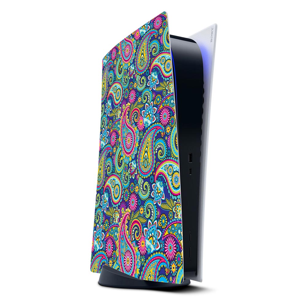 Cool Paisley PS5 Digi Console Skin