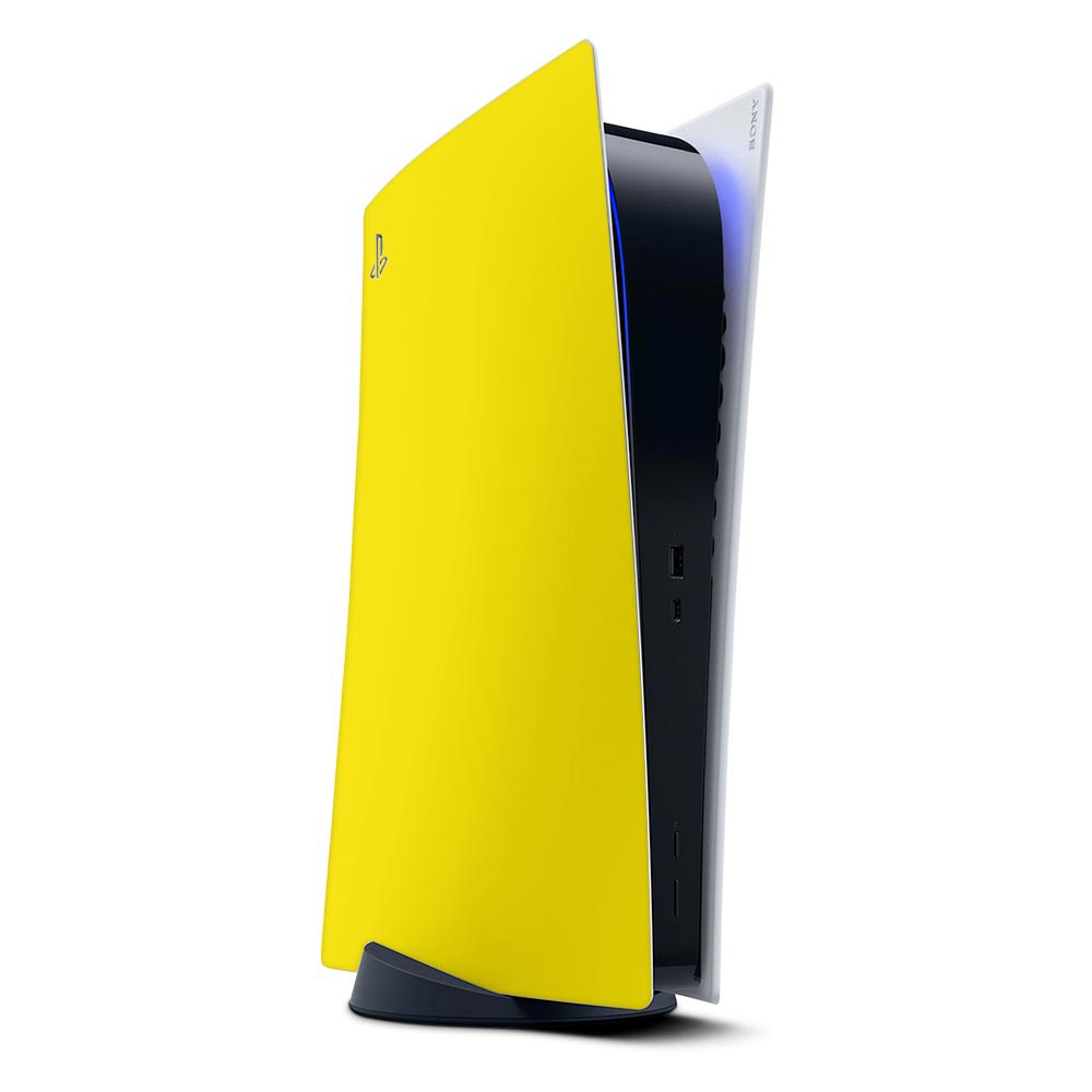 Yellow PS5 Digi Console Skin