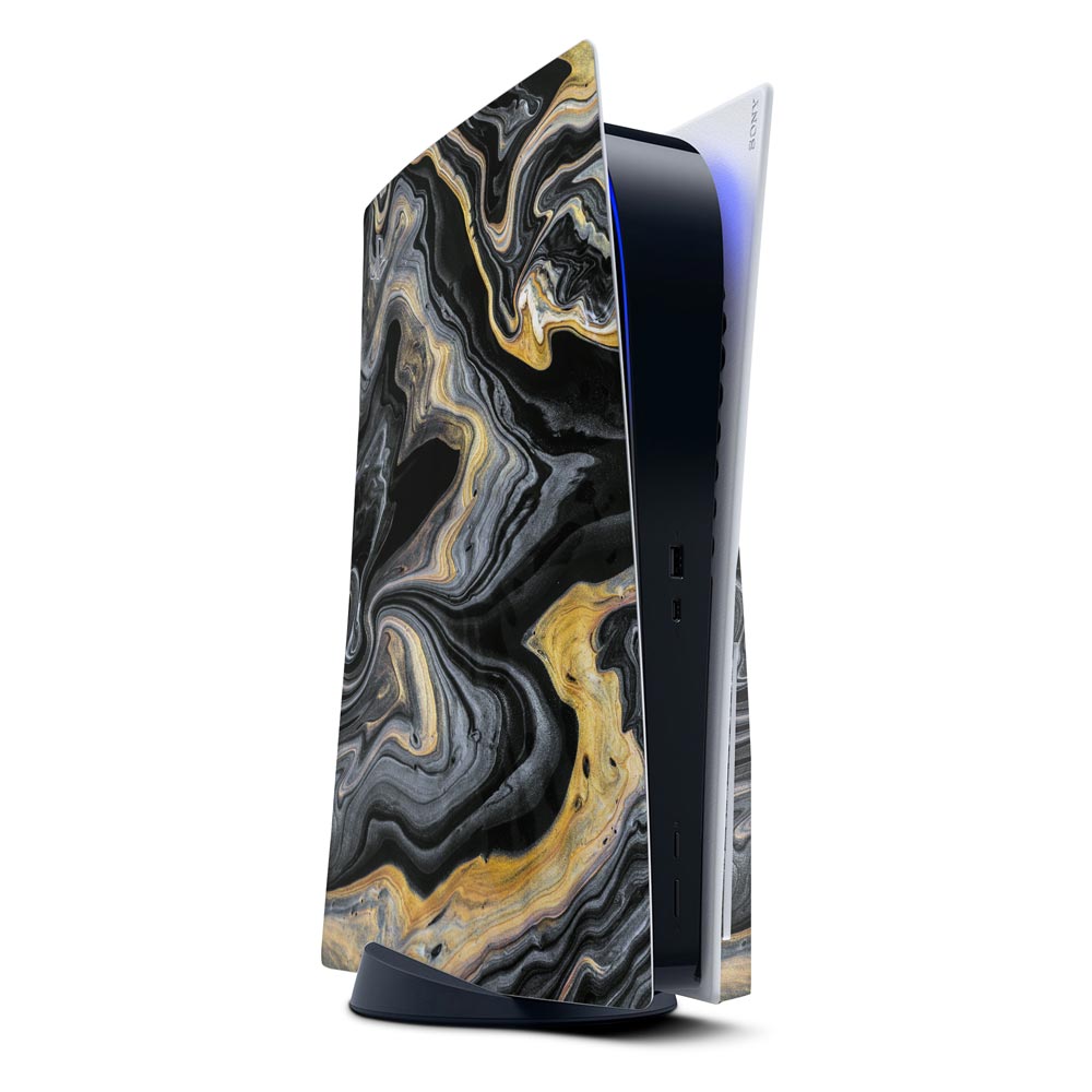 Liquid Marble Swirl PS5 Disk Console Skin