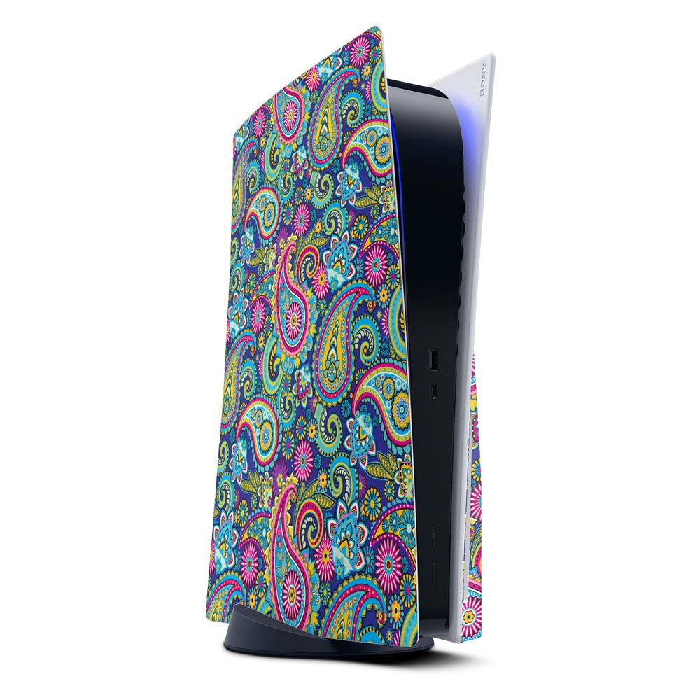 Cool Paisley PS5 Disk Console Skin